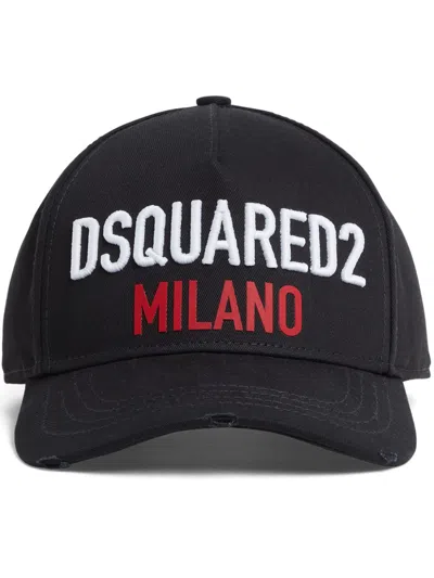 DSQUARED2 EMBROIDERED LOGO BASEBALL CAP