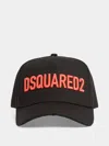 Dsquared2 Embroidered Logo Baseball Cap In Black