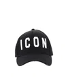 Dsquared2 Icon Embroidered-logo Baseball Cap In Black