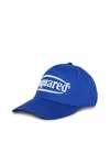 Dsquared2 Embroidered Logo Baseball Cap In Blue