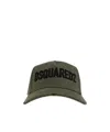 Dsquared2 Embroidered Logo Baseball Cap In Green