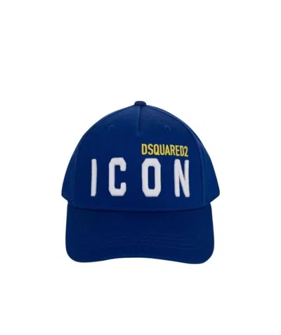 Dsquared2 Embroidered-logo Baseball Hat In Blue
