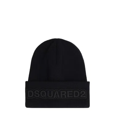 DSQUARED2 DSQUARED2 LOGO EMBROIDERED BEANIE