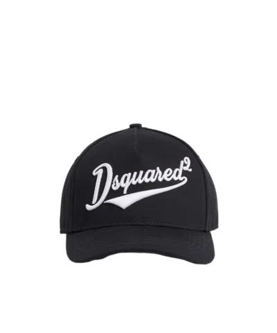 DSQUARED2 DSQUARED2 LOGO-EMBROIDERED CURVED PEAK BASEBALL CAP