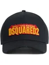 Dsquared2 Dsquared Men Baseball Hat With Logo In Black