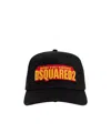 Dsquared2 Embroidered Logo Cap In Black