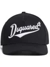 Dsquared2 Embroidered Logo Cap In Schwarz