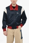 Dsquared2 Embroidered Logo Color Block Zipped Sweatshirt