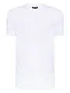 Dsquared2 Logo-embroidered Cotton T-shirt In Gray