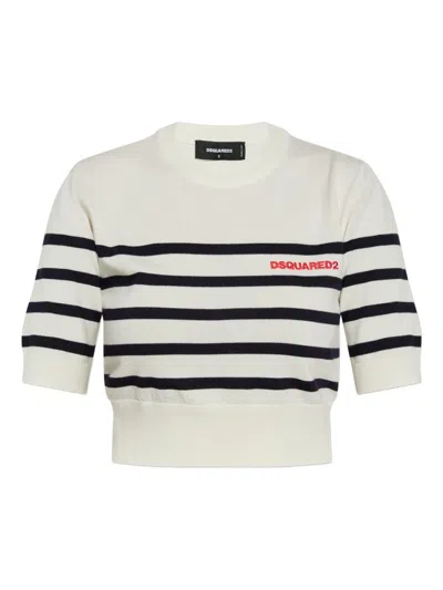 DSQUARED2 刺绣LOGO T恤