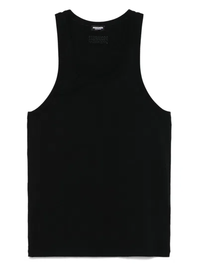 Dsquared2 Icon New Generation Tank Top In Black