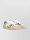 Dsquared2 Embroidered Metallic Perforated Sneakers