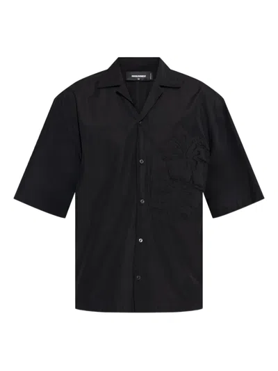 DSQUARED2 EMBROIDERED-MOTIF SHIRT