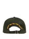 Dsquared2 Embroidered-patch Hat In Green