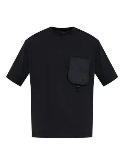DSQUARED2 EMBROIDERED POCKET T-SHIRT