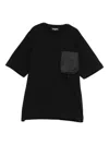 Dsquared2 Embroidered-pocket T-shirt In Black