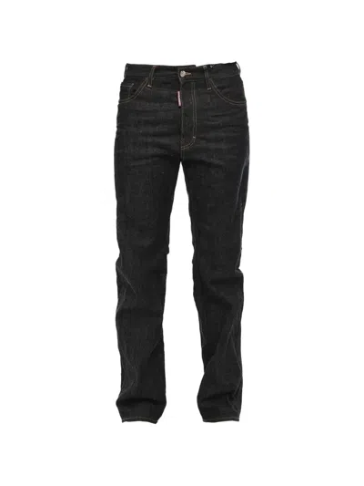 Dsquared2 Embroidered Regular-fit Jeans In Multi