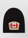 Dsquared2 Embroidered Ribbed Texture Round Crown Hat