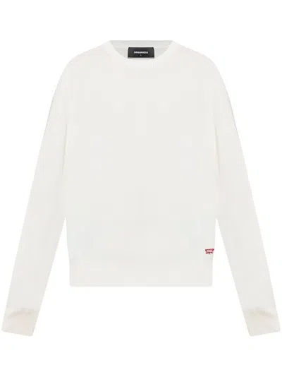 DSQUARED2 EMBROIDERED SWEATER