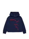 Dsquared2 로고 자수 후디 In Blue