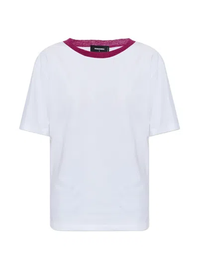 Dsquared2 Embroidered-logo T-shirt In White