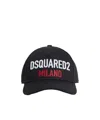 Dsquared2 Milano Cap In Black