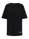 Dsquared2 Embroidery Short-sleeve T-shirt In Black