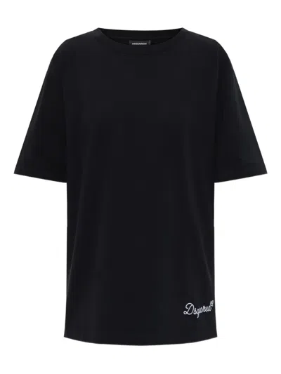 DSQUARED2 EMBROIDERY SHORT-SLEEVE T-SHIRT