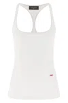 Dsquared2 Embroidery Tank Top Tops White In White