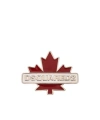 Dsquared2 Enamel-logo Brooche In Yellow