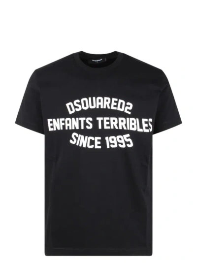 Dsquared2 Enfants Terribles Cool Fit T-shirt In Black