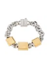 Dsquared2 Engraved Money Bracelet In Silber