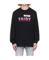 Dsquared2 'enjoy' Skater Long-sleeved T-shirt In Black