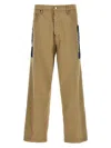 Dsquared2 Stone Cotton Pants In Beige