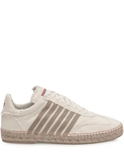Dsquared2 Esm002300308164 Hola Lace Up Espadrilles In Beige
