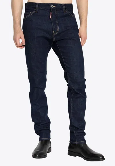 Dsquared2 Essential Slim Jeans In Blue