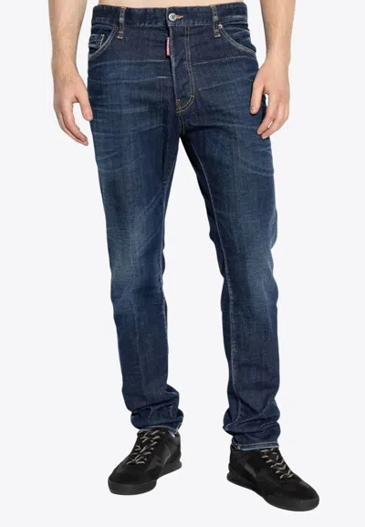 Dsquared2 Essential Slim Jeans In Blue