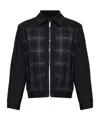 Dsquared2 Evening Check Bomber Jacket In Black