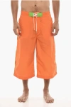 Dsquared2 Extra-long Swim Short With Contrasting Desing