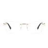 Dsquared2 Rectangular Optical D2 0102 3 Yg In White