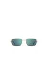 Dsquared2 Eyewear Rectangular Frame Sunglasses In Gold