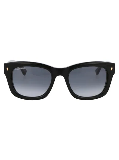 Dsquared2 Eyewear Square Frame Sunglasses In Black