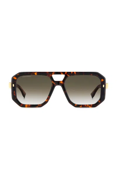 Dsquared2 Eyewear Square Frame Sunglasses In Multi