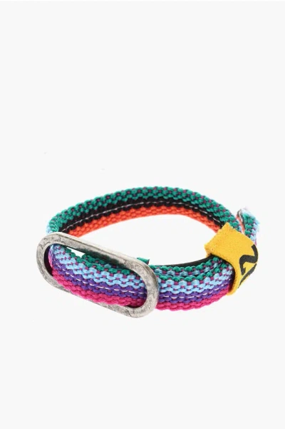Dsquared2 Fabric Bracelet With Monogram