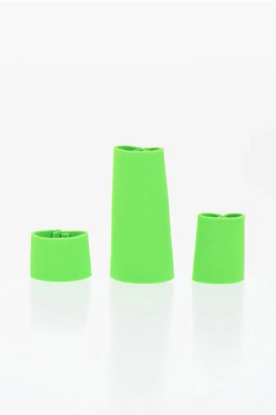 Dsquared2 Fabric Rings Set With Contrasting Logo