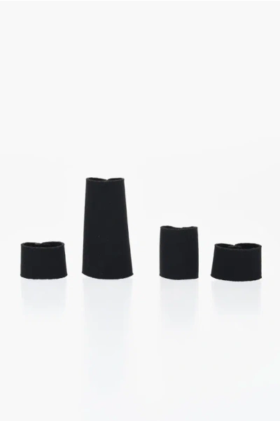 Dsquared2 Fabric Rings Set With Tone On Tone Logo