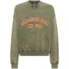 Dsquared2 Relaxed Fit Crew Neck Sweater With Distressed Detailing