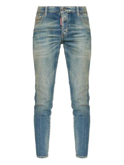 DSQUARED2 FADED-EFFECT JEANS