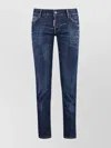 Dsquared2 Boston Basic Wash Straight-leg Jeans In Blue