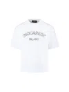 Dsquared2 Faded Milano T-shirt In White
